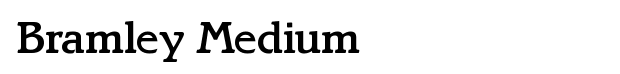 Bramley Medium Font