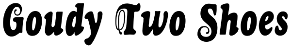 Goudy Two Shoes Font