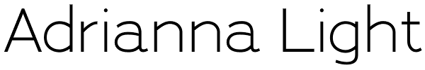 Adrianna Light Font