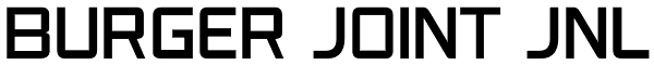 Burger Joint JNL Font