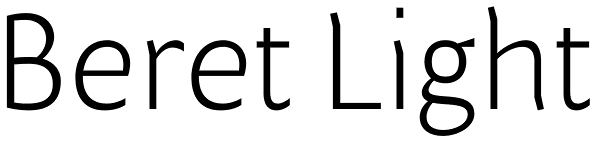 Beret Light Font