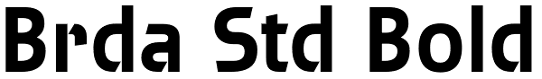 Brda Std Bold Font