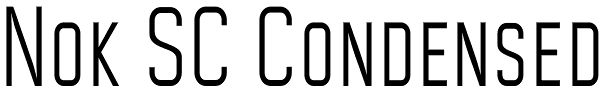 Nok SC Condensed Font