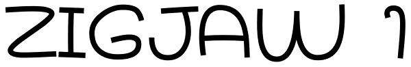 Zigjaw 1 Font