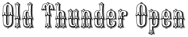 Old Thunder Open Font