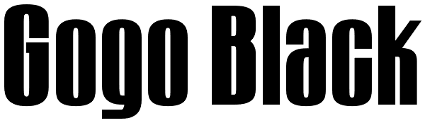 Gogo Black Font