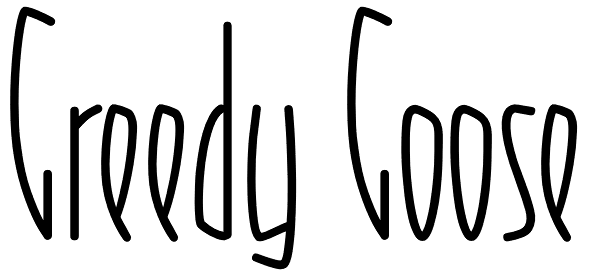 Greedy Goose Font