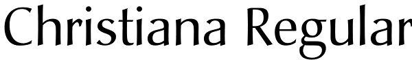 Christiana Regular Font