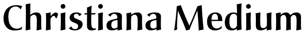 Christiana Medium Font