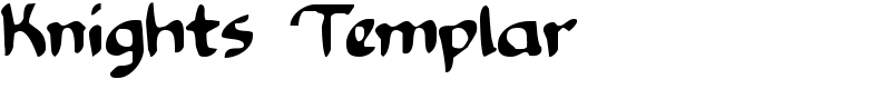 Knights Templar Font