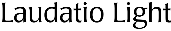 Laudatio Light Font