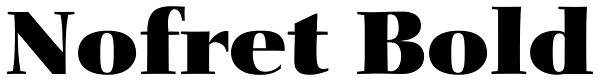 Nofret Bold Font