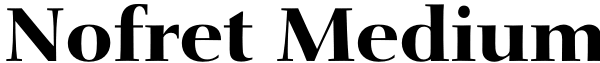 Nofret Medium Font