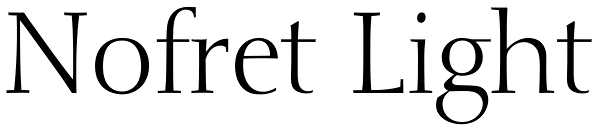 Nofret Light Font