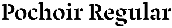 Pochoir Regular Font