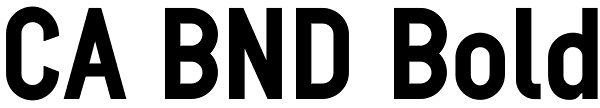 CA BND Bold Font