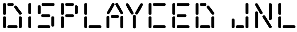 Displayced JNL Font