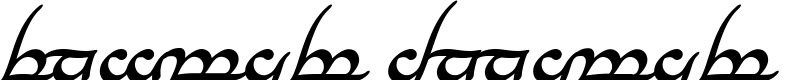 Tengwar Annatar Font