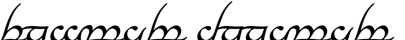 Tengwar Annatar Font