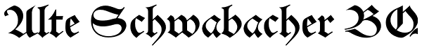 Alte Schwabacher BQ Font