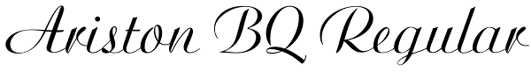 Ariston BQ Regular Font