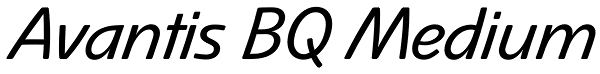 Avantis BQ Medium Font