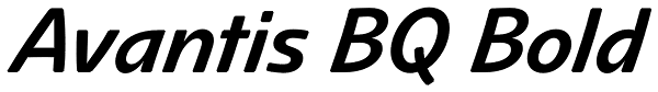 Avantis BQ Bold Font