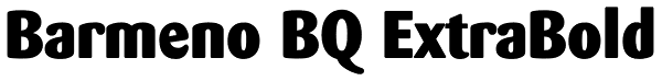 Barmeno BQ ExtraBold Font