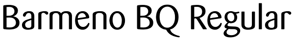 Barmeno BQ Regular Font