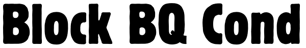 Block BQ Cond Font