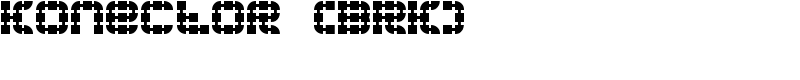 Konector (BRK) Font