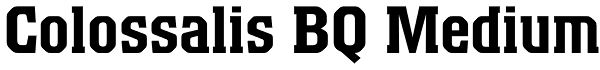 Colossalis BQ Medium Font