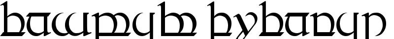 Tengwar Quenya-1 Font