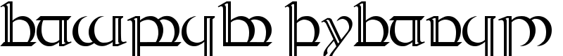 Tengwar Quenya-2 Font