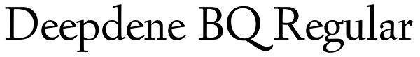 Deepdene BQ Regular Font