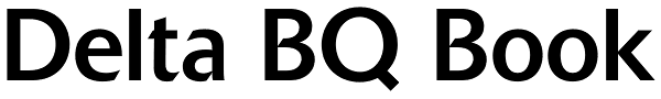 Delta BQ Book Font