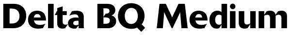 Delta BQ Medium Font