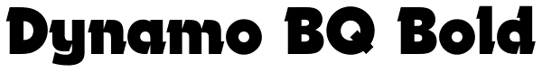 Dynamo BQ Bold Font