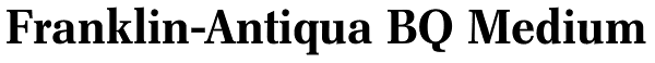 Franklin-Antiqua BQ Medium Font