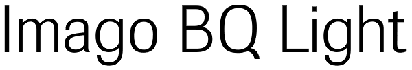 Imago BQ Light Font