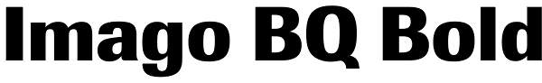 Imago BQ Bold Font