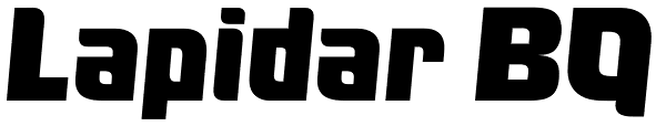 Lapidar BQ Font