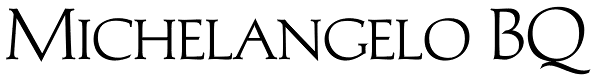 Michelangelo BQ Font