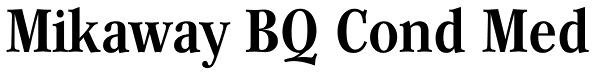 Mikaway BQ Cond Med Font