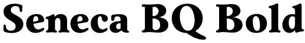 Seneca BQ Bold Font