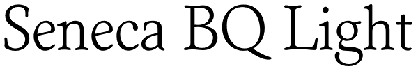 Seneca BQ Light Font