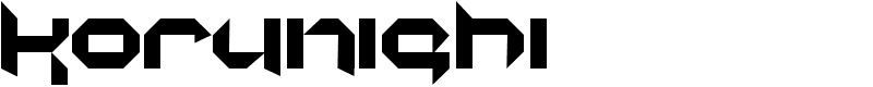 korunishi Font