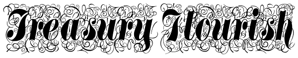 Treasury Flourish Font