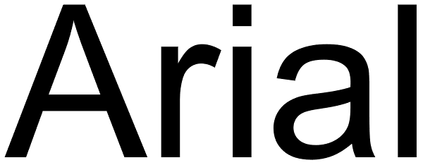 Arial Font