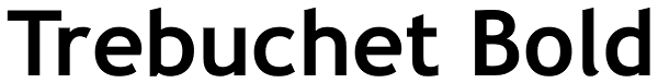 Trebuchet Bold Font